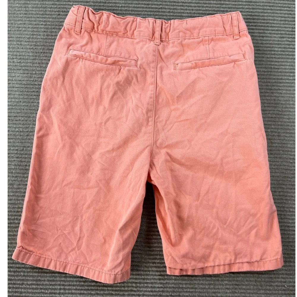 The Children's‎ Place Boys Coral Pink Chino Shorts Size 12 Cotton